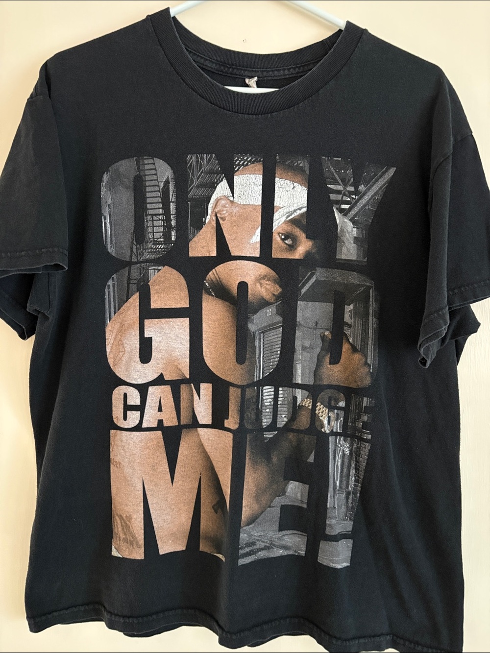 ALSTYLE Tupac Tee - 'Only God Can Judge Me' Vintage Y2K Size Large